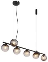 Globo 7-lichts hanglampDallerta smoke glas - 15216-7H