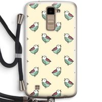 Vogeltjes: LG K10 (2016) Transparant Hoesje met koord
