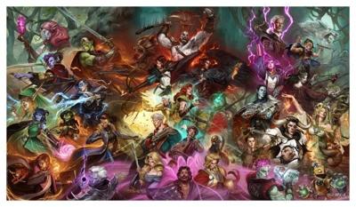 Critical Role Art Print Legends of Exandria 70 x 41 cm - unframed Critical Role Art Print Legends of Exandria 70 x 41 cm - unframed