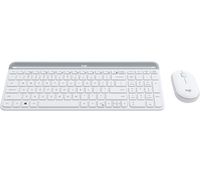 Logitech MK470 Slim Wireless Combo toetsenbord RF Draadloos AZERTY Frans Wit - thumbnail