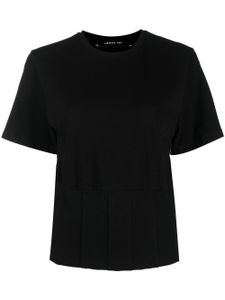 Federica Tosi t-shirt à empiècements - Noir