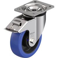 Blickle LKX-POBS 160XKA-FI RVS zwenkwiel met hoog draagvermogen Wieldiameter: 160 mm Draagvermogen (max.): 400 kg 1 stuk(s)