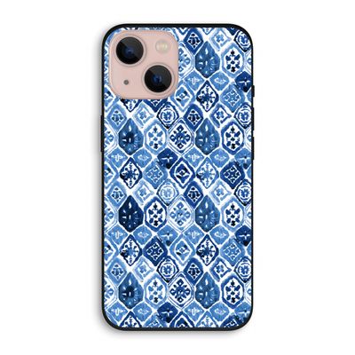 Blauw motief: iPhone 13 Biologisch afbreekbaar hoesje