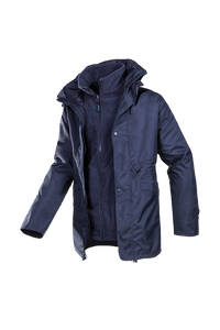 Sioen 298A Crossfield 3 in 1 winter parka met uitneembare fleece jas