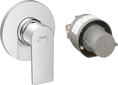 Hansgrohe Rebris E ééngreeps douchemengkraan set inbouw, chroom