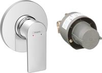 Hansgrohe Rebris E ééngreeps douchemengkraan set inbouw, chroom