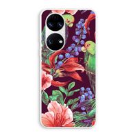 Papegaaien: Huawei P50 Transparant Hoesje