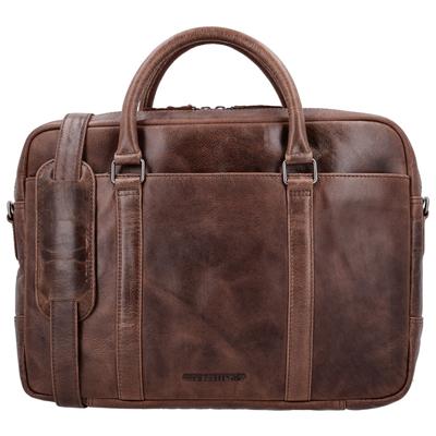Hide & Stitches Laptoptas 15.6&apos;&apos; Next Navajo Donker Bruin