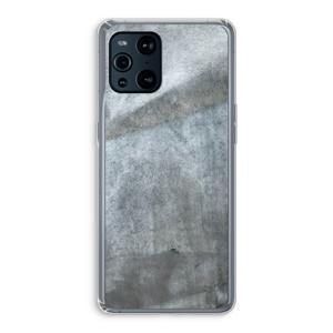Grey Stone: Oppo Find X3 Pro Transparant Hoesje