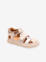 VIC barefoot sandalen met klittenband voor kinderen BISGAARD beige (poederkleur)