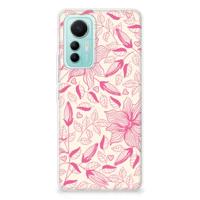 Xiaomi 12 Lite | TPU Case | Pink Flowers
