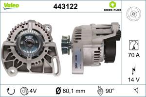 Valeo Alternator/Dynamo 443122