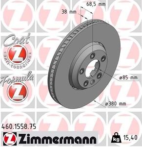 Remschijf FORMULA Z REMSCHIJF 460155875