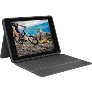 Logitech Rugged Folio toetsenbord voor mobiel apparaat AZERTY Frans Grafiet USB Type-C