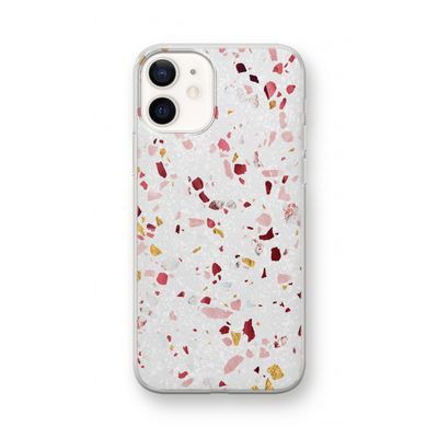 Terrazzo N°9: iPhone 12 mini Transparant Hoesje