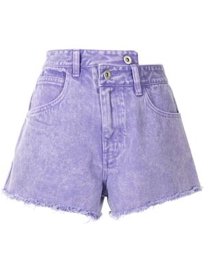 Ground Zero short en jean - Violet