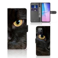Samsung S10 Lite | Telefoonhoesje | Met pasjeshouder | Zwarte Kat