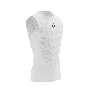 Compressport On/off ss tank top heren - WIT - Heren