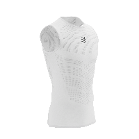 Compressport On/off ss tank top heren - WIT - Heren