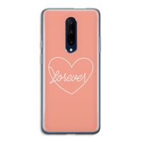 Forever heart: OnePlus 7 Pro Transparant Hoesje