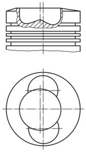 Mahle Original Zuiger 227 06 00