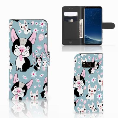 Samsung Galaxy S8 | Telefoonhoesje | Met pasjeshouder | Hondjes
