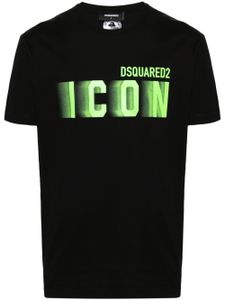 DSQUARED2 t-shirt Blur en coton - Noir