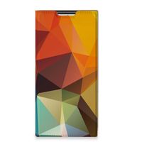 Samsung Galaxy S22 Ultra Stand Case Polygon Color