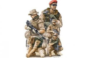 Trumpeter 1/35 Modern German ISAF Soldiers in Afghanist