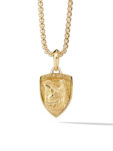 David Yurman pendentif St.Michael en or jaune 18ct