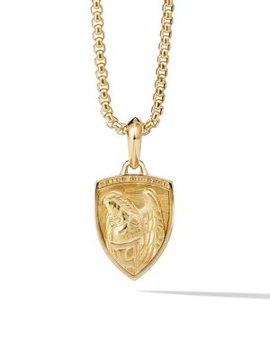 David Yurman pendentif St.Michael en or jaune 18ct David Yurman pendentif St.Michael en or jaune 18ct