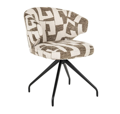 Draaibare Eetkamerstoel Milly Moss Graphic