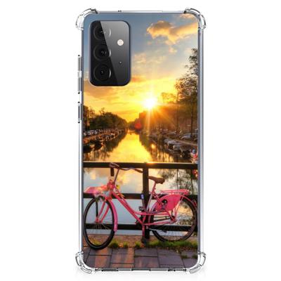 Samsung Galaxy A72 4G/5G Telefoonhoesje met valbescherming Amsterdamse Grachten Samsung Galaxy A72 4G/5G Telefoonhoesje met valbescherming Amsterdamse Grachten