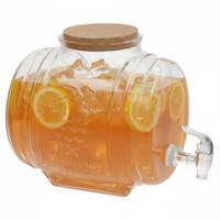 Gerimport Limonade / sap dispenser - 2900 ml - borosilicaat glas - met onderstel en kraantje