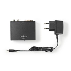 Nedis HDMI-Converter | VGA Female / 2x RCA Female | HDMI Output | 1 stuks - VCON3454AT VCON3454AT