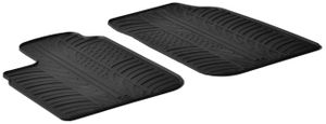 Rubbermatten passend voor Dacia Logan Furgon/Pick-Up 2005- (T-Design 4-delig) GL0172