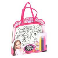 Lobbes Kleur je eigen eenhoorntasje