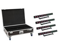 EUROLITE Set 4x LED PIX-12 HCL Bar + Case with wheels - thumbnail