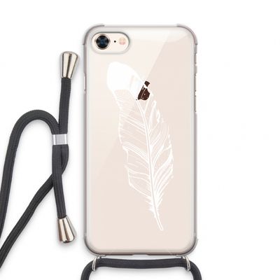 Pluim: iPhone 7 Transparant Hoesje met koord