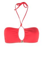 Moschino haut de bikini à dos-nu - Rouge