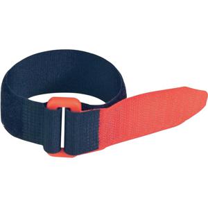 FASTECH® F101-25-240 Klittenband Met riem Haak- en lusdeel (l x b) 240 mm x 25 mm Zwart, Rood 5 stuk(s)