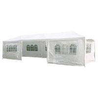 HI Partytent met zijwanden 3x9 m wit