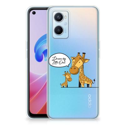 OPPO A96 | OPPO A76 Telefoonhoesje met Naam Giraffe OPPO A96 | OPPO A76 Telefoonhoesje met Naam Giraffe