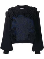 Valentino Garavani pull à broderies - Bleu