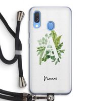 Green Brush: Samsung Galaxy A40 Transparant Hoesje met koord