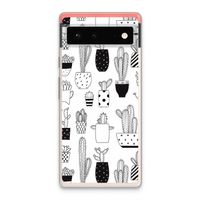 Cactusmotief: Google Pixel 6 Transparant Hoesje
