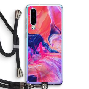Earth And Ocean: Huawei P30 Transparant Hoesje met koord