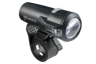 AXA Compactline Voorlicht 35 lux - Zwart AXA Compactline Voorlicht 35 lux - Zwart