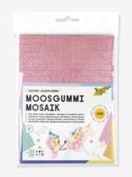 Zelfklevend mozaïek van schuim, 6 vellen GLITTER FOLIA meerkleurig