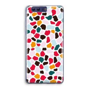 Colored Giraffe: Honor 9 Transparant Hoesje